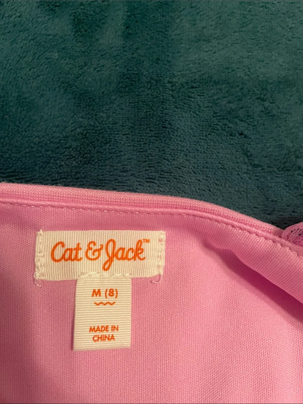 Cat & Jack Pink Sequin Tulle Tiered Dress